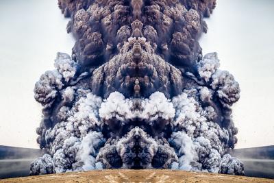 Fri rik Orn Volcanic eruption in Eyjafjallaj kull