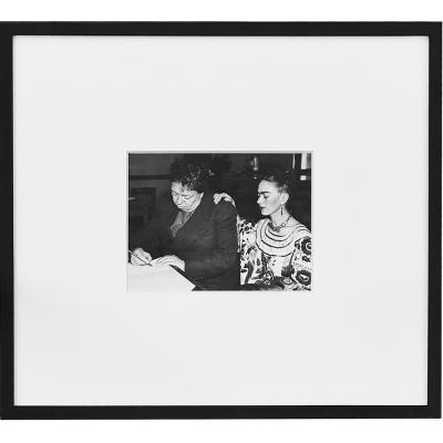 Frida Kahlo Rare Frida Diego Signing 2nd Marriage Liscense Press Photo