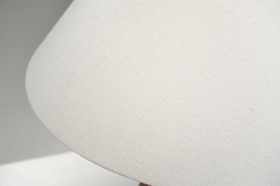Fridtjof Sejersen Brown Glazed Chamotte Table Lamp by Fridtjof Sejersen Denmark ca 1960s