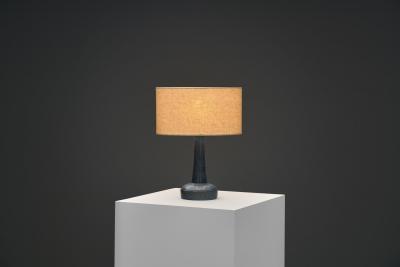 Fridtjof Sejersen Stoneware Table Lamp by Fridtjof Sejersen for Sejer Keramik Denmark ca 1960s
