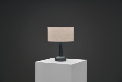 Fridtjof Sejersen Stoneware Table Lamp by Fridtjof Sejersen for Sejer Keramik Denmark ca 1960s