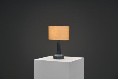 Fridtjof Sejersen Stoneware Table Lamp by Fridtjof Sejersen for Sejer Keramik Denmark ca 1960s