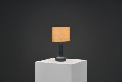 Fridtjof Sejersen Stoneware Table Lamp by Fridtjof Sejersen for Sejer Keramik Denmark ca 1960s