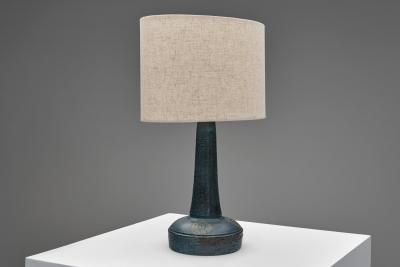 Fridtjof Sejersen Stoneware Table Lamp by Fridtjof Sejersen for Sejer Keramik Denmark ca 1960s