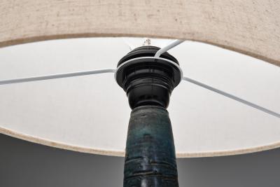 Fridtjof Sejersen Stoneware Table Lamp by Fridtjof Sejersen for Sejer Keramik Denmark ca 1960s