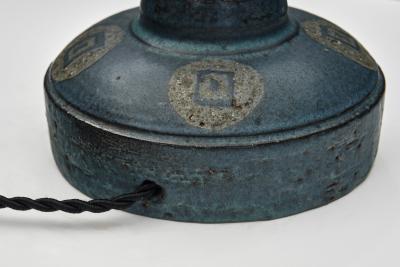 Fridtjof Sejersen Stoneware Table Lamp by Fridtjof Sejersen for Sejer Keramik Denmark ca 1960s