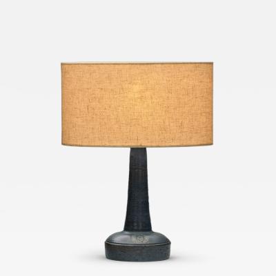 Fridtjof Sejersen Stoneware Table Lamp by Fridtjof Sejersen for Sejer Keramik Denmark ca 1960s