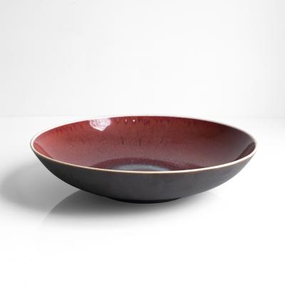 Friedl Holzer Kjellberg FRIEDL KJELLBERG OX BLOOD GLAZE BOWL ARABIA FINLAND 1950S