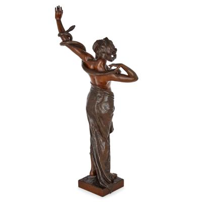Friedrich Goldscheider A large and rare bronze female figure by Goldscheider