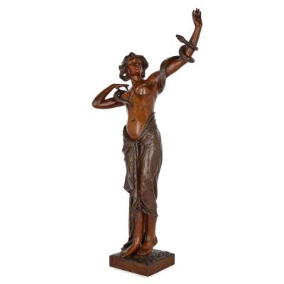 Friedrich Goldscheider A large and rare bronze female figure by Goldscheider