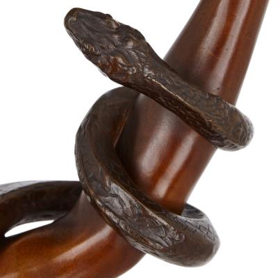 Friedrich Goldscheider A large and rare bronze female figure by Goldscheider