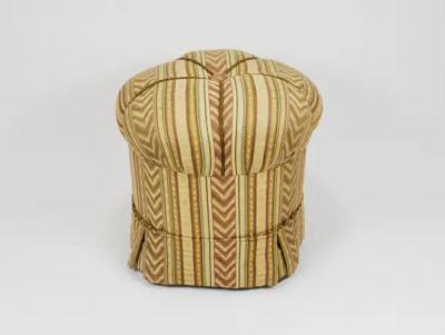 Friedrich Otto Schmidt Friedrich Otto Schmidt Art Deco Stool Pouf Original Condition Vienna 1920s