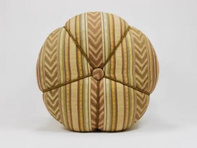 Friedrich Otto Schmidt Friedrich Otto Schmidt Art Deco Stool Pouf Original Condition Vienna 1920s