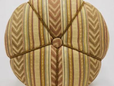 Friedrich Otto Schmidt Friedrich Otto Schmidt Art Deco Stool Pouf Original Condition Vienna 1920s