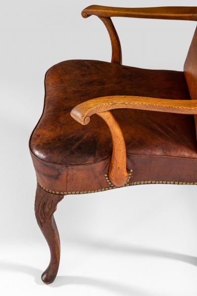 Frits Henningsen Armchair Produced by Cabinetmaker Frits Henningsen