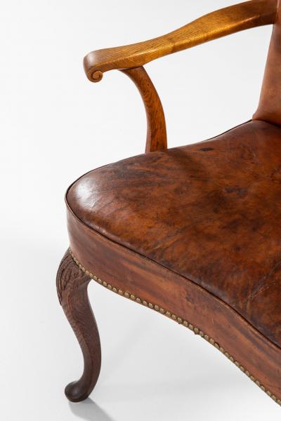 Frits Henningsen Armchair Produced by Cabinetmaker Frits Henningsen