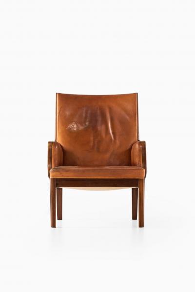 Frits Henningsen Easy Chair Produced by Cabinetmaker Frits Henningsen