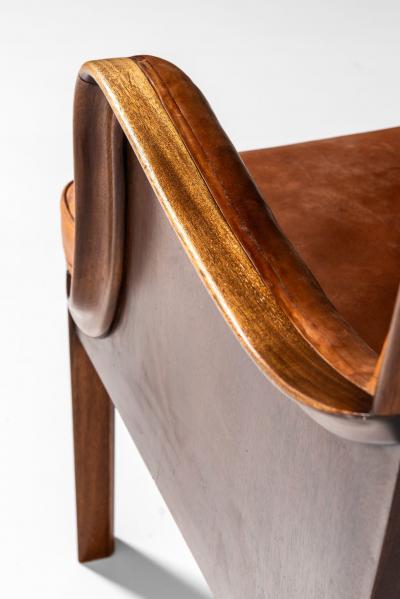 Frits Henningsen Easy Chair Produced by Cabinetmaker Frits Henningsen