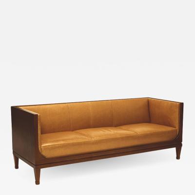 Frits Henningsen Elegant Sofa in Oak by Frits Henningsen