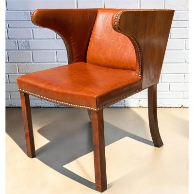 Frits Henningsen Frits Henningsen Art Deco Cuban Mahogany Armchair c 1933