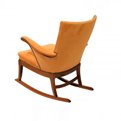 Frits Henningsen Frits Henningsen Mahogany Rocking Chair 1930s