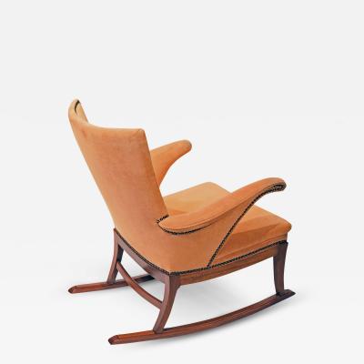 Frits Henningsen Frits Henningsen Mahogany Rocking Chair 1930s