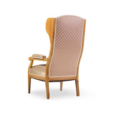 Frits Henningsen Frits Henningsen Style Swedish Biedermeier Wingback Lounge Chairs Pair