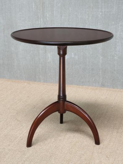 Frits Henningsen Frits Henningsen Three Legged Side Table in Mahogany Denmark 1940s