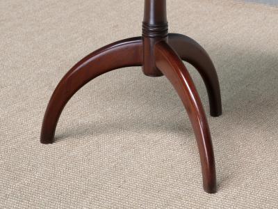Frits Henningsen Frits Henningsen Three Legged Side Table in Mahogany Denmark 1940s
