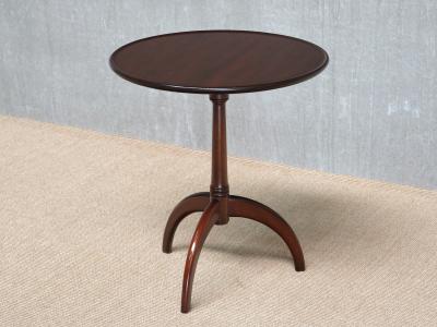 Frits Henningsen Frits Henningsen Three Legged Side Table in Mahogany Denmark 1940s
