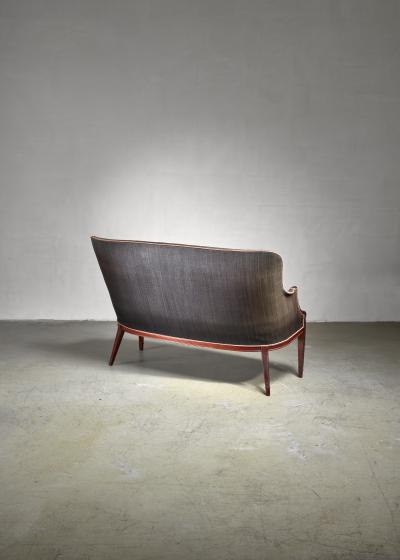 Frits Henningsen Frits Henningsen horsehair sofa Denmark 1940s