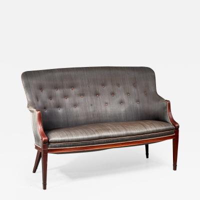 Frits Henningsen Frits Henningsen horsehair sofa Denmark 1940s