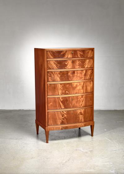 Frits Henningsen Frits Henningsen tall dresser Denmark 1940s