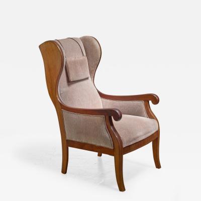 Frits Henningsen Frits Henningsen wingback lounge chair Denmark