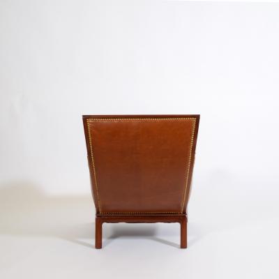 Frits Henningsen Rare Early Mahogany Lounge Chair by Frits Henningsen 1930s