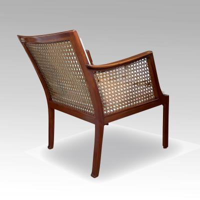Frits Henningsen Superb Pair of Egyptian Inspired Armchairs by Frits Henningsen