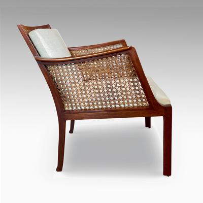 Frits Henningsen Superb Pair of Egyptian Inspired Armchairs by Frits Henningsen