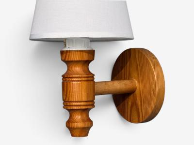 Frits Lindgren Swedish Modern Wall Sconce Pine Sweden 1960s