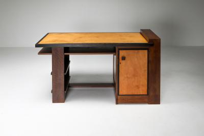 Frits Spanjaard Modernist Desk by M Wouda for H Pander 1930s