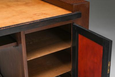 Frits Spanjaard Modernist Desk by M Wouda for H Pander 1930s