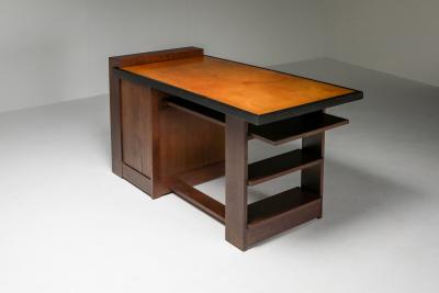 Frits Spanjaard Modernist Desk by M Wouda for H Pander 1930s