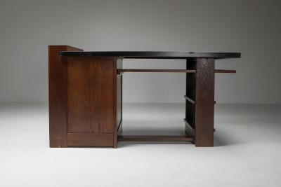 Frits Spanjaard Modernist Desk by M Wouda for H Pander 1930s