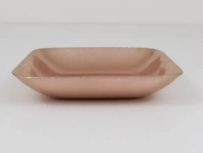 Fritz August Breuhaus de Groot Bauhaus Ros Aluminium Tray Bowl Vide Poche Zeppelin Werke Germany 1930s