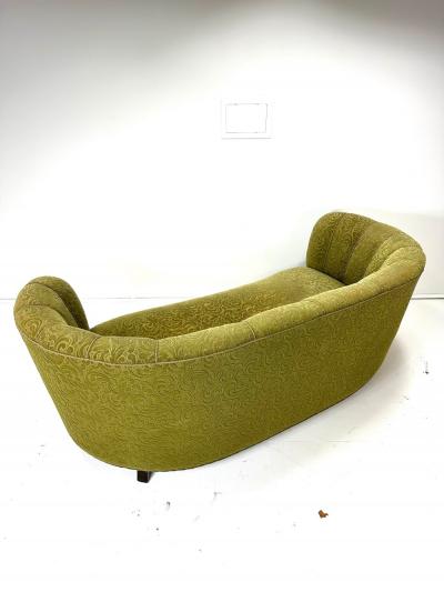 Fritz Hansen 1940 s Curved Danish Sofa