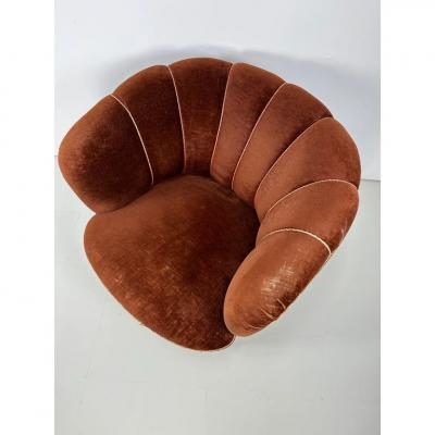 Fritz Hansen 1940 s Danish Lounge Chair