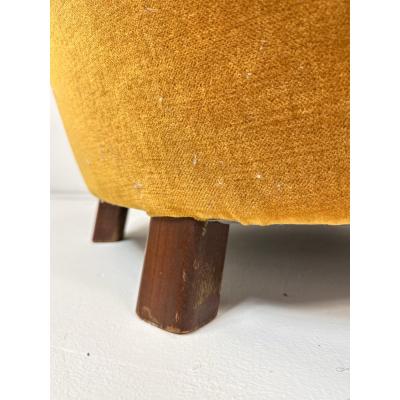 Fritz Hansen 1940s Danish Cabinet Maker Lounge Chair