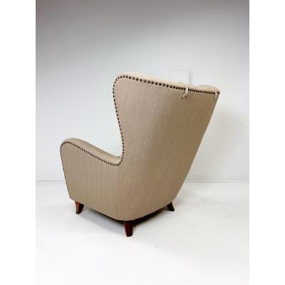 Fritz Hansen 1950s Swedish Lounge Chair by Olle Sj gren
