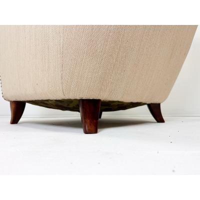 Fritz Hansen 1950s Swedish Lounge Chair by Olle Sj gren