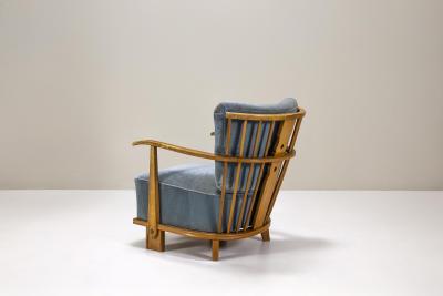 Fritz Hansen Fritz Hansen Model 1590 Lounge Chair Denmark 1940s