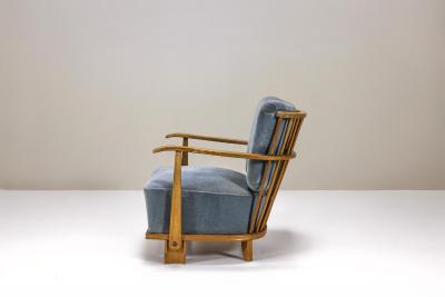 Fritz Hansen Fritz Hansen Model 1590 Lounge Chair Denmark 1940s